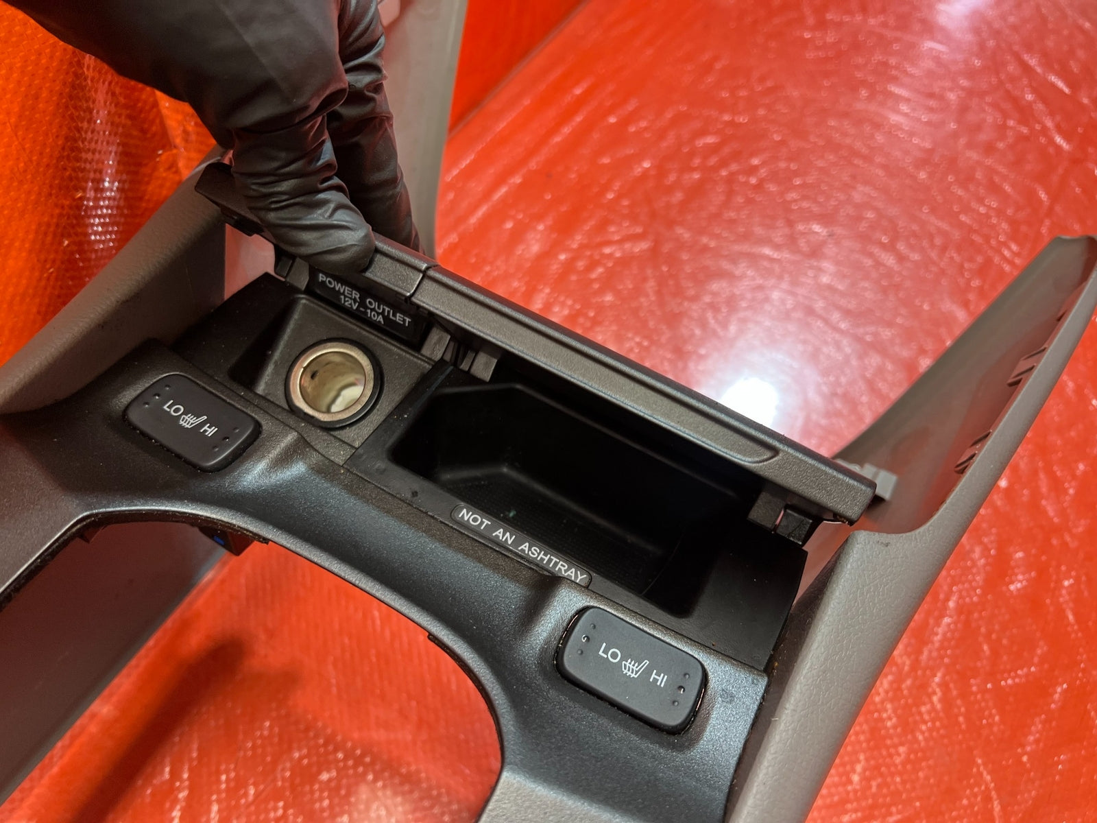 08 12 HONDA ACCORD EX L   ARM REST / CENTER CONSOLE STORAGE COMPARTMENT OEM #1749