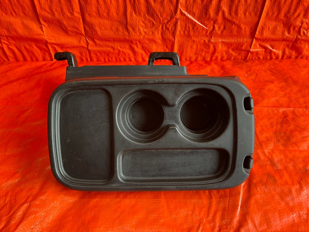 02 04 HONDA CR V CRV M/T ONLY FRONT SEAT FLOOR CONSOLE ARM REST LID CUP HOLDER  0