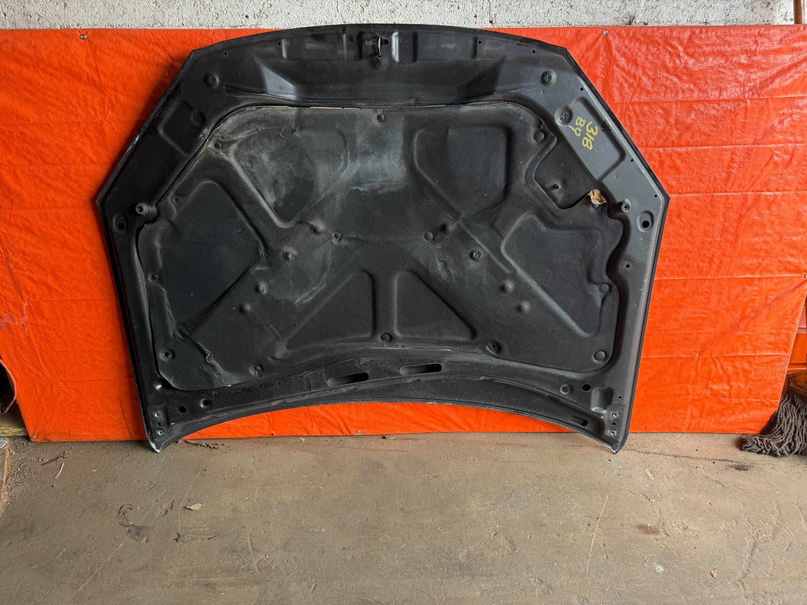 13 16 HYUNDAI GENESIS COUPE   HOOD BONNETT ASSEMBLY W/ ALL SCOOPS & TRIM OEM 3189