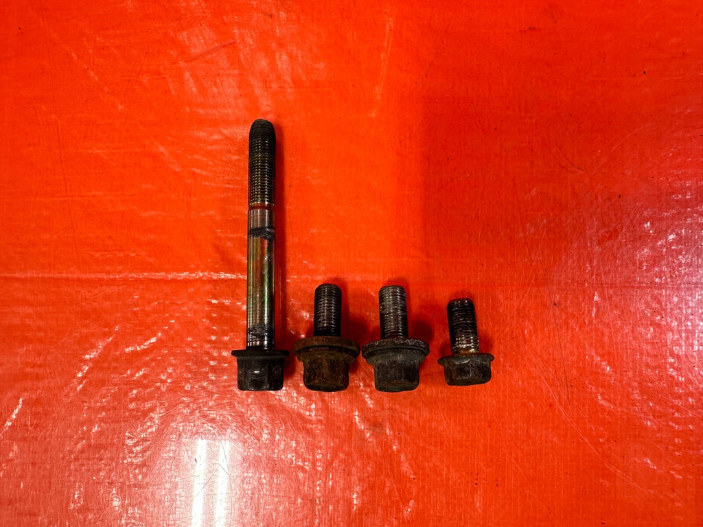 93 97 HONDA DEL SOL   PASSENGER RIGHT TRANSMISSION MOUNT BOLTS HARDWARE OEM 2942