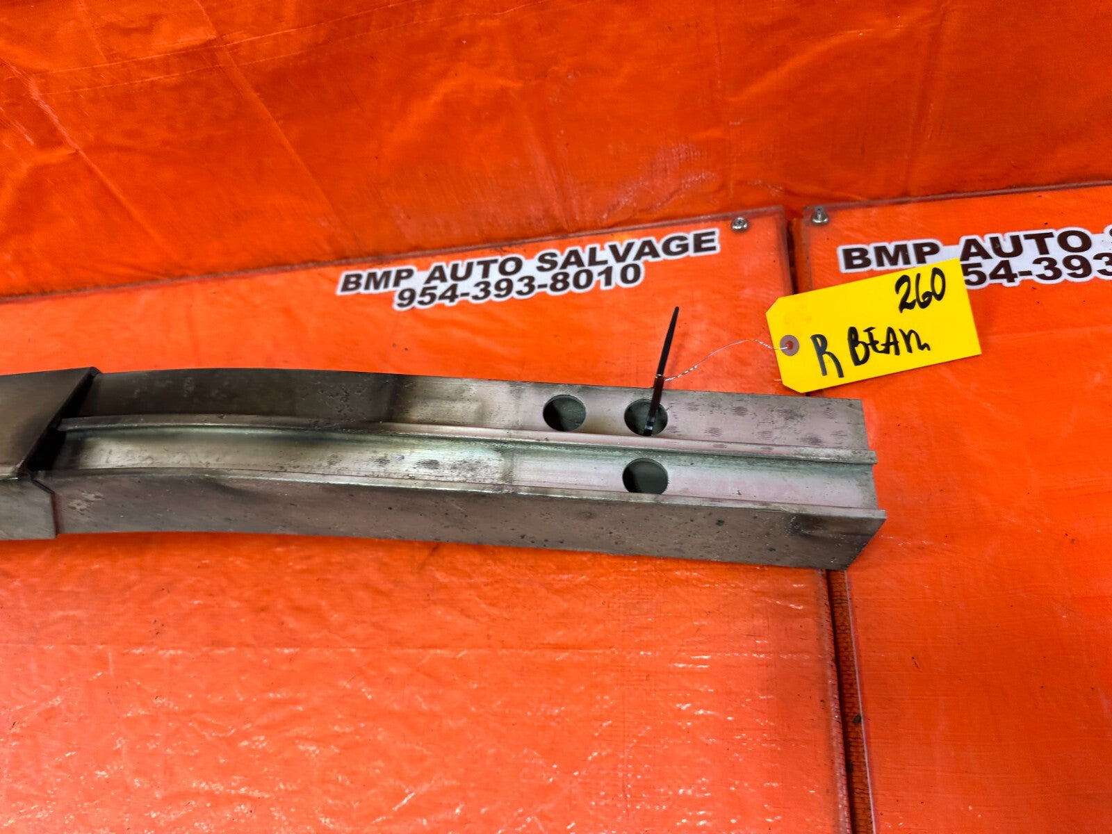 06 11 HONDA CIVIC   REAR CRASH BEAM REINFORCEMENT RE BAR   OEM #2605