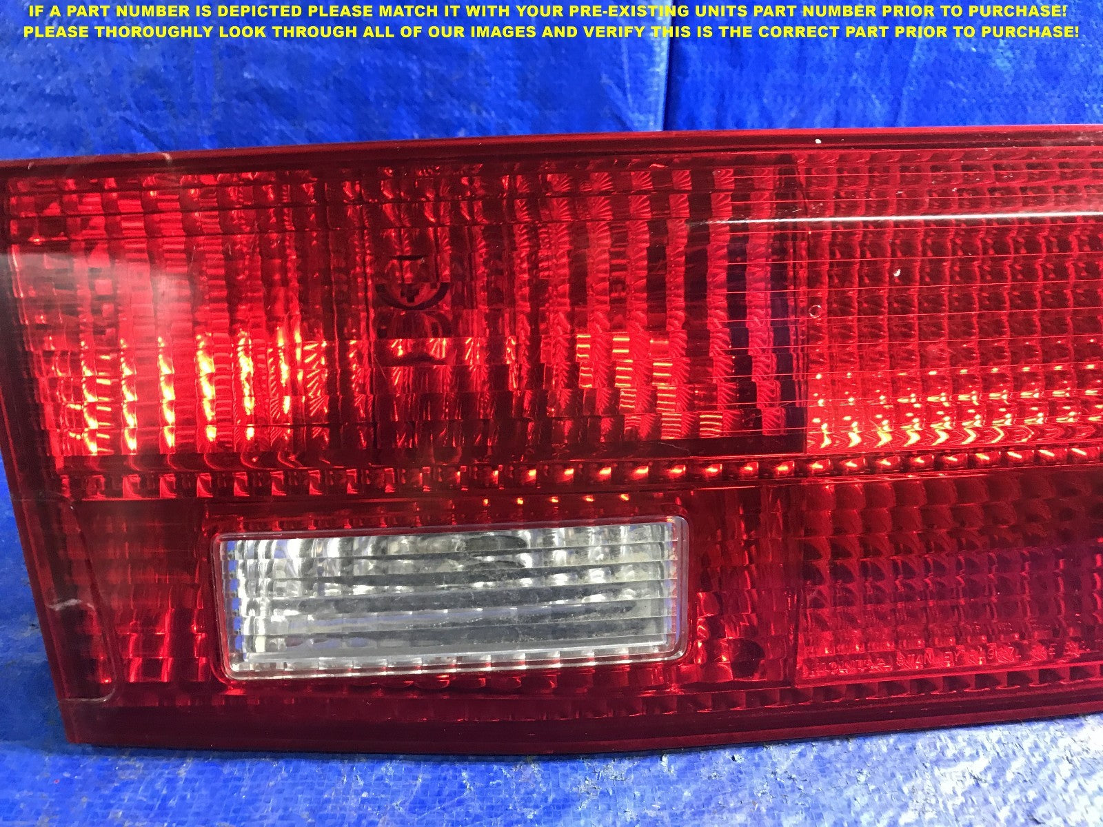 OEM 2003 2004 2005 HONDA ACCORD ALL RED SEDAN 4D DRIVER LEFT TAIL LIGHT L LH 2