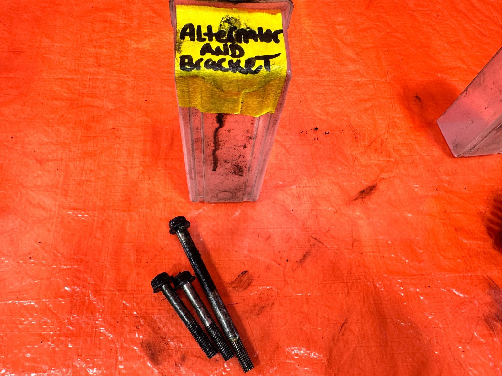 04 08 ACURA TSX   K24A2 ALTERNATOR BOLTS HARDWARE   OEM #3220