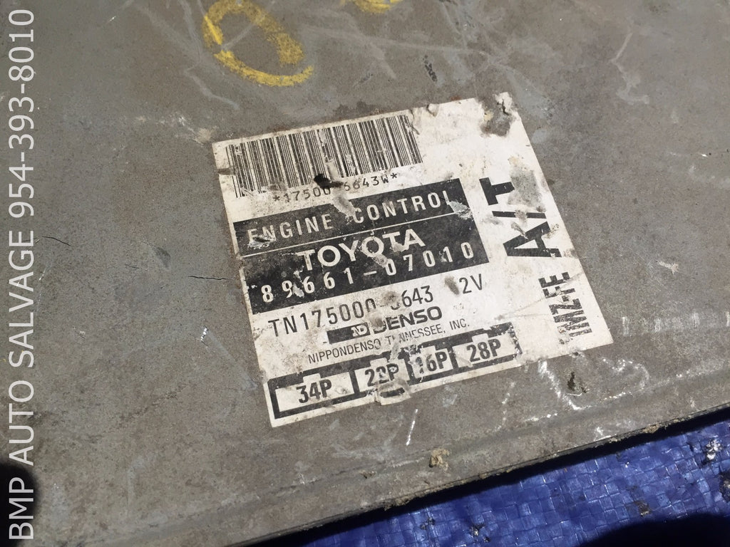 OEM 1995 TOYOTA AVALON ECU # 89661 07010 ENGINE COMPUTER BRAIN ECM #1112 #F4411