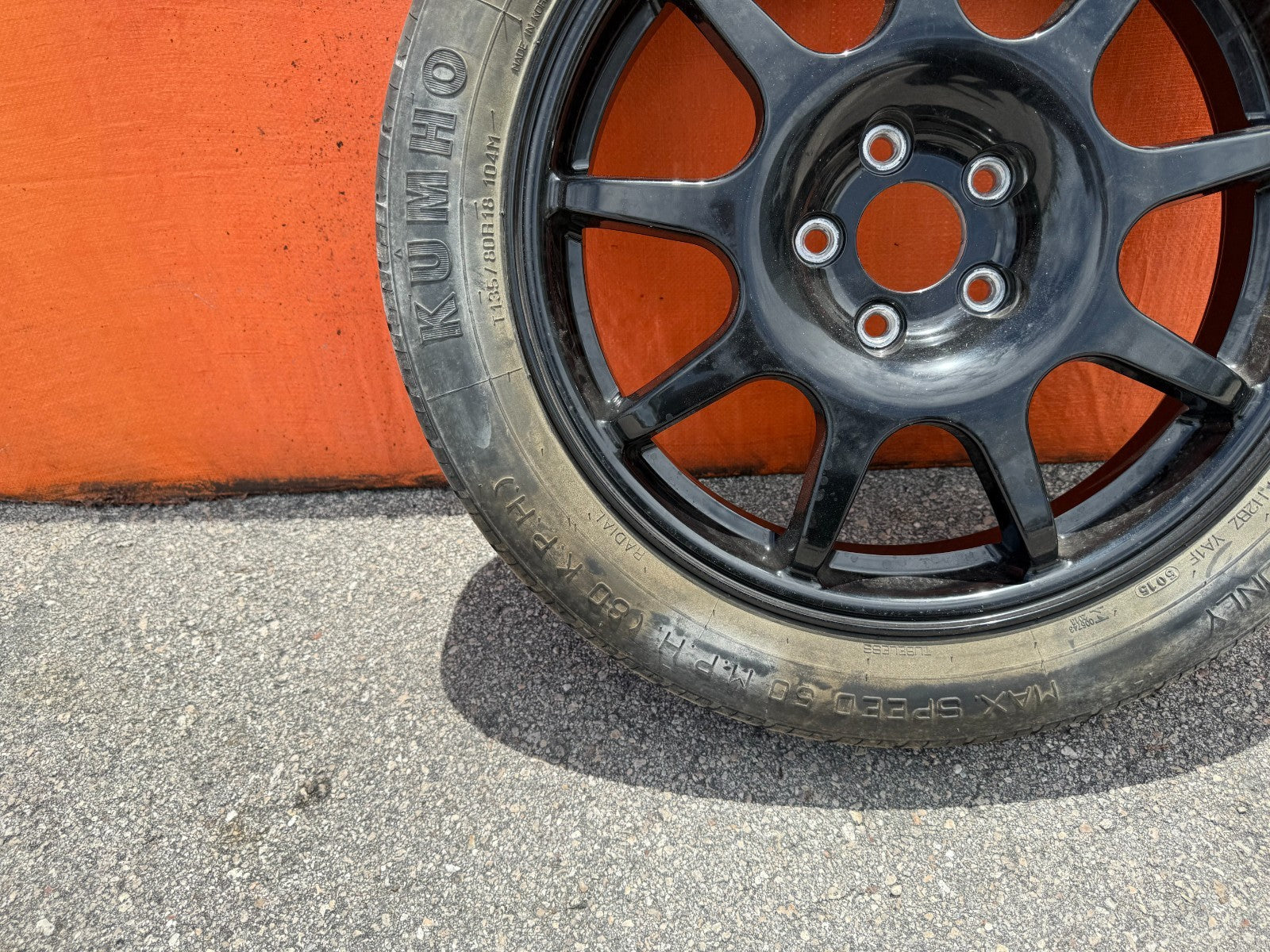 HYUNDAI GENESIS COUPE   W/ BREMBO CALIPER   EMERGENCY SPARE BACK UP TIRE WHEEL6