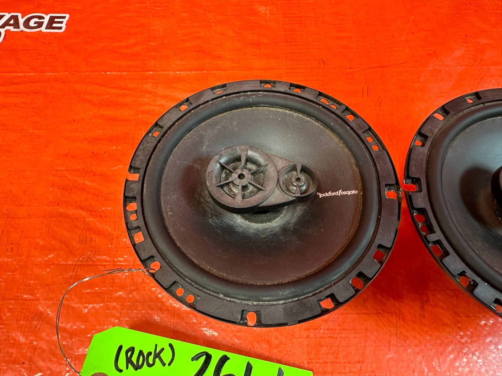 06 11 HONDA CIVIC   ROCKFORD FOSGATE R165X3 SPEAKERS   #2617