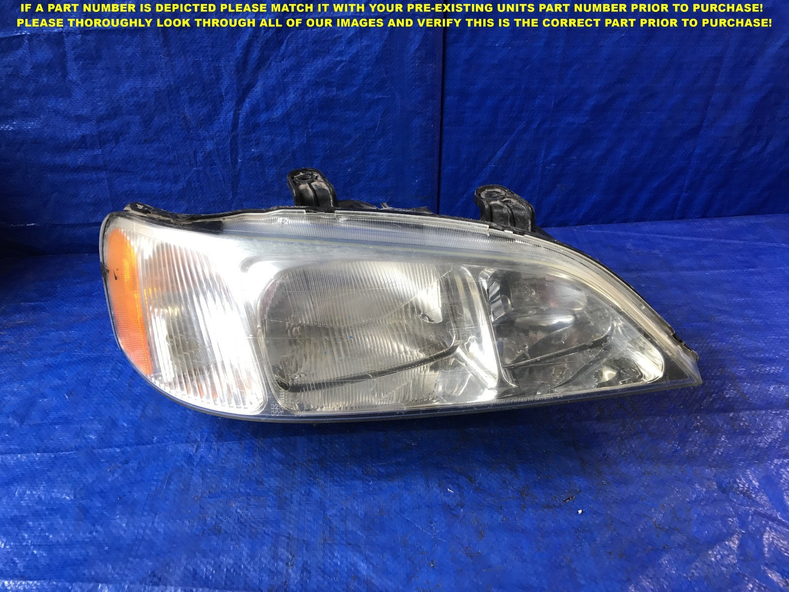 OEM 1999 2000 2001 99 00 01 ACURA TL PASSENGER RIGHT HEADLIGHT R RH  5