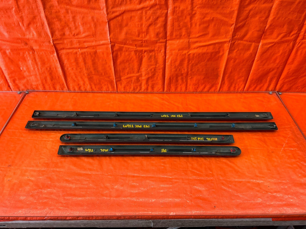 96 00 HONDA CIVIC SEDAN BODY DOOR MOLDING TRIM SET LEFT & RIGHT COMPLETE OEM 1459