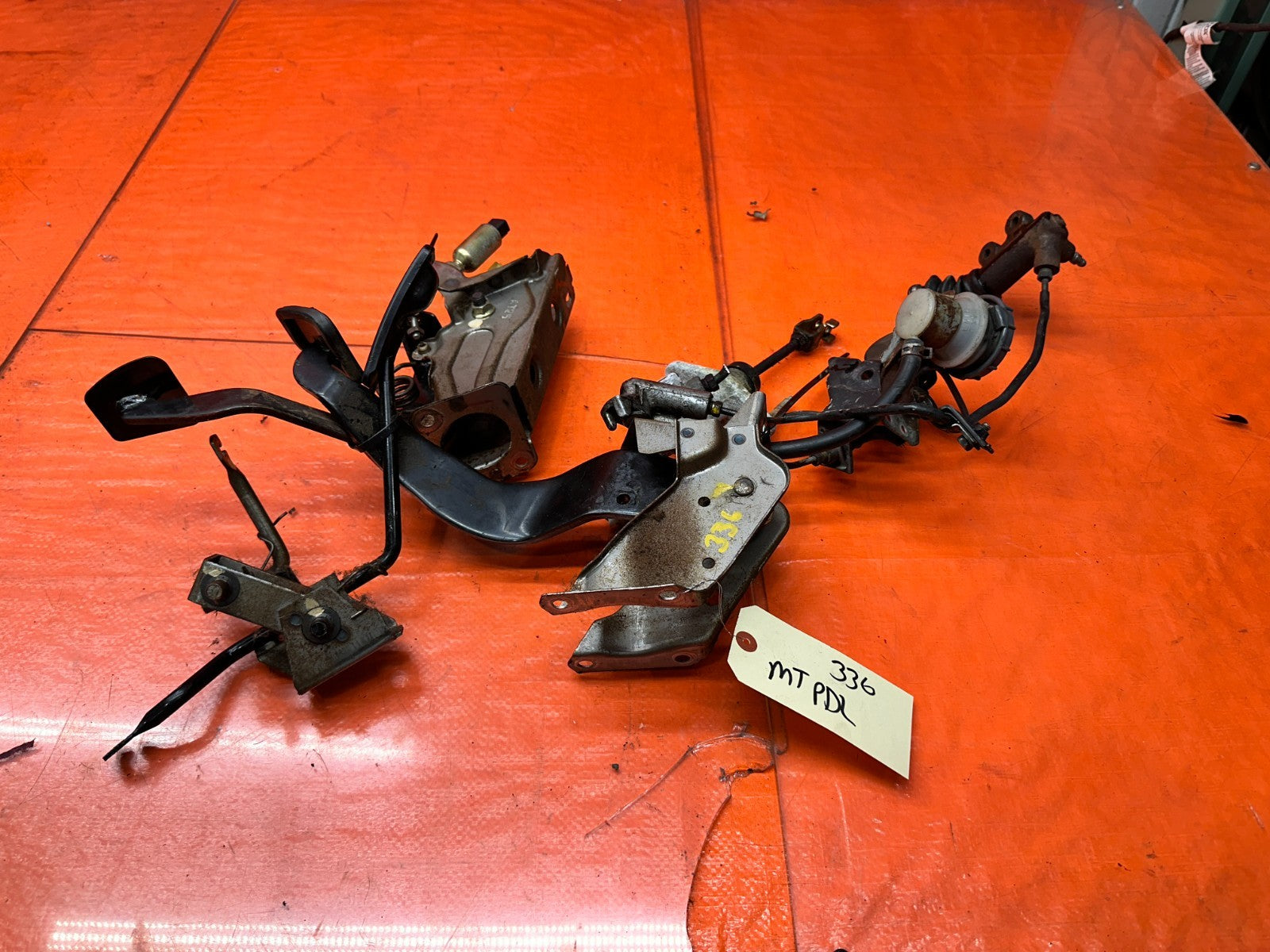 97 01 HONDA PRELUDE 2.2L MT MANUAL CLUTCH BRAKE PEDALS MASTER SLAVE CYLINDER #3314