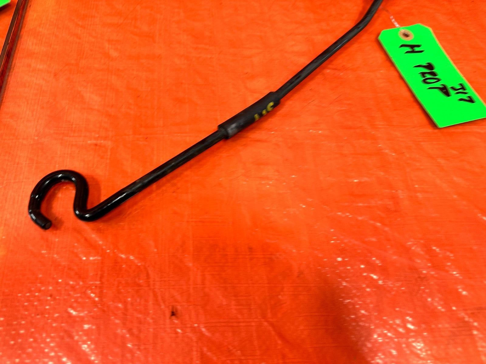 90 91 HONDA CIVIC HATCHBACK   HOOD PROP LEVER SUPPORT ROD STICK   OEM 3171