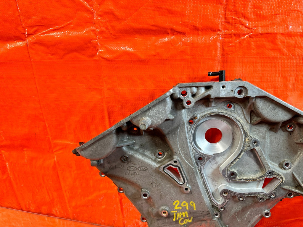 13 16 HYUNDAI GENESIS COUPE 3.8L G6DJ   ENGINE MOTOR TIMING CHAIN COVER OEM #2993