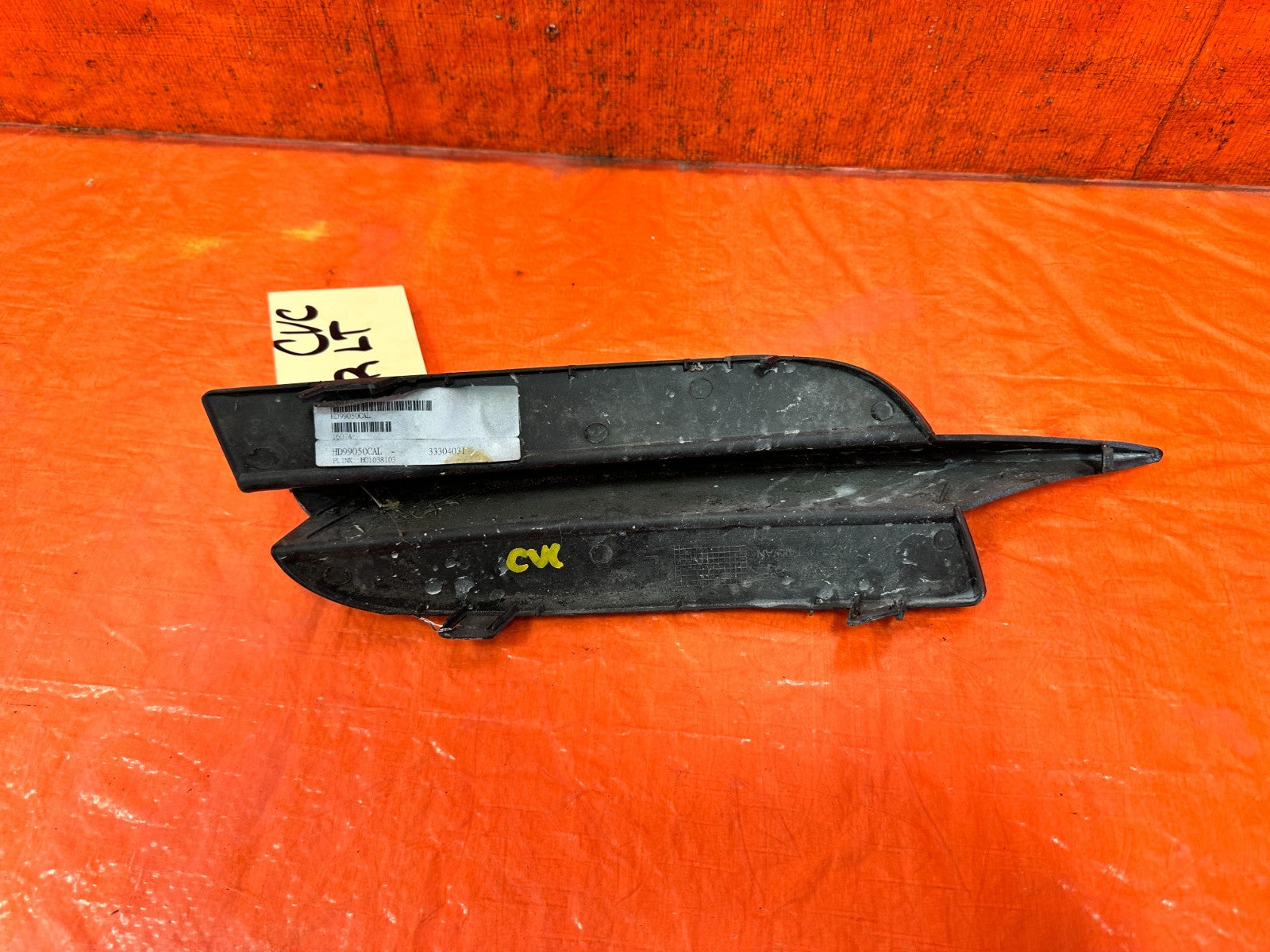 09 11 HONDA CIVIC 2D COUPE DRIVER LEFT BUMPER INSERT TRIM   #CVC9