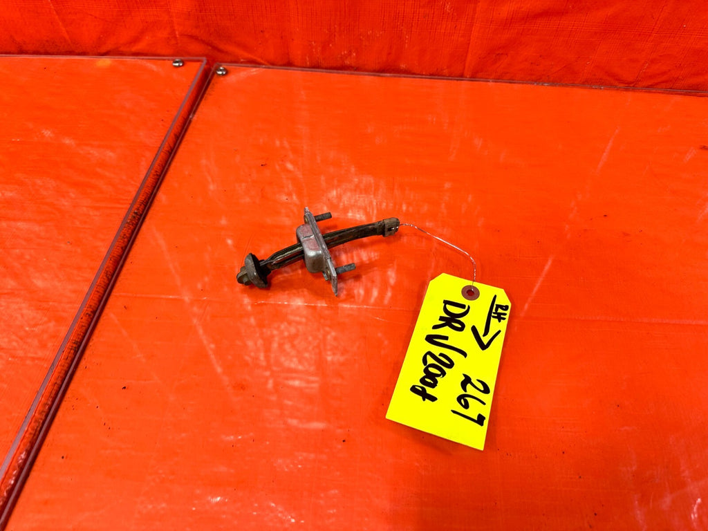 90 93 MAZDA MX 5 MIATA   PASSENGER RIGHT DOOR CHECKER HINGE ARM STOPPER OEM #2670
