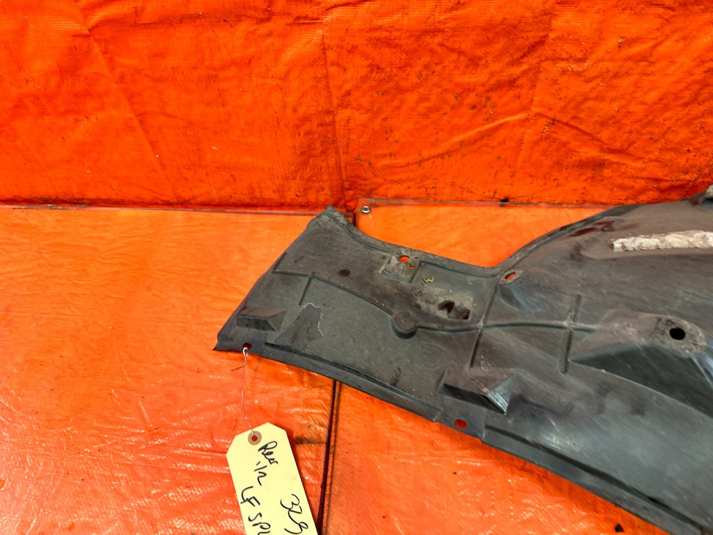 08 15 INFINITI G37 Q60 LEFT DRIVER FRONT FENDER REAR SPLASH SHIELD OEM #3296