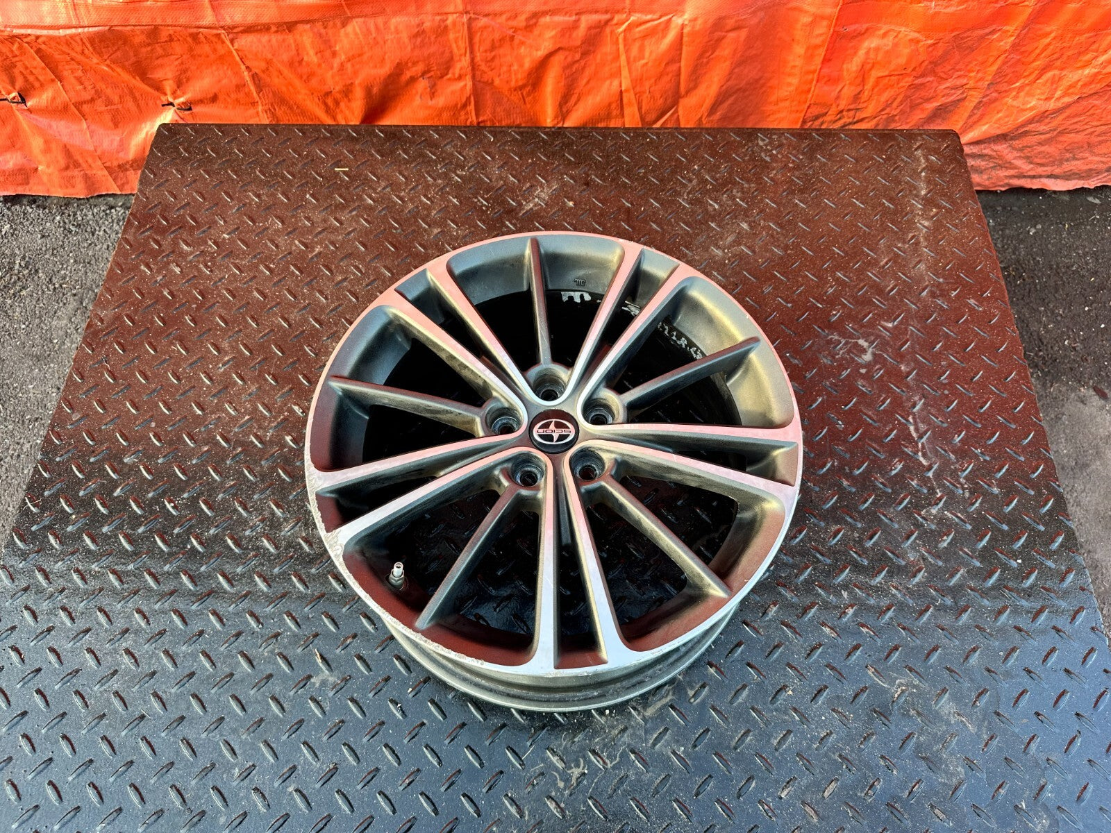 13 16 SCION FRS   15 SPOKE WHEEL RIM 17x7 5x100 +48   OEM FACTORY #2930
