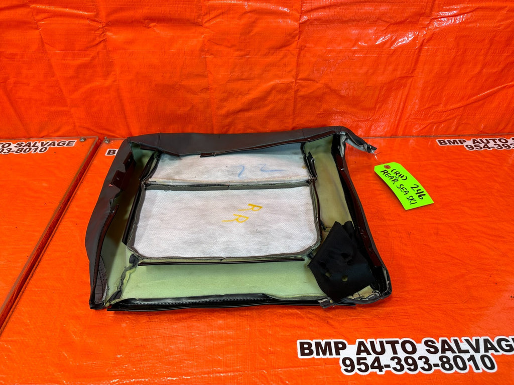 98 01 ACURA INTEGRA 2D GRAY RIGHT LOWER UPPER SEAT LEATHER SKIN OEM 24611