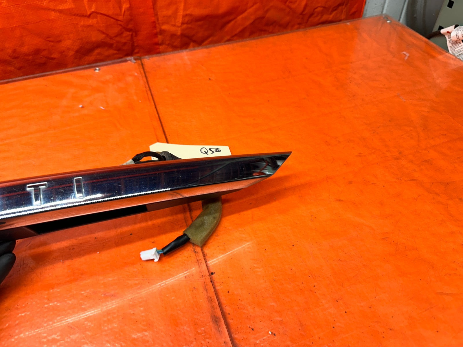14-24 INFINITI Q50 4D REAR TRUNK LID MOLDING TRIM BACK UP REAR VIEW CAMERA #Q504