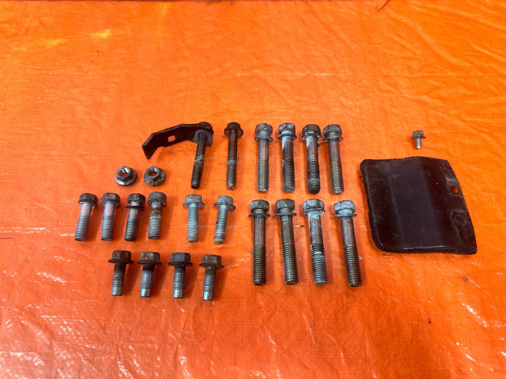 08 15 INFINITI G37 Q60 6 SPEED MANUAL TRANSMISSION BELL HOUSING BOLTS OEM #3291