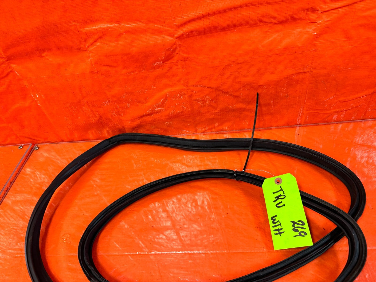 12 15 HONDA CIVIC SI 2D COUPE   REAR TRUNK WEATHER STRIP GASKET SEAL   OEM #2696