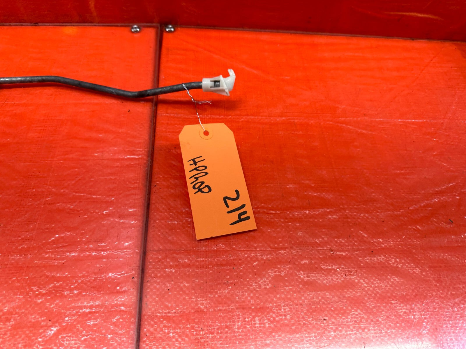 08 15 LANCER EVOLUTION X EVO 10   HOOD PROP LEVER SUPPORT ROD STICK   OEM #2144