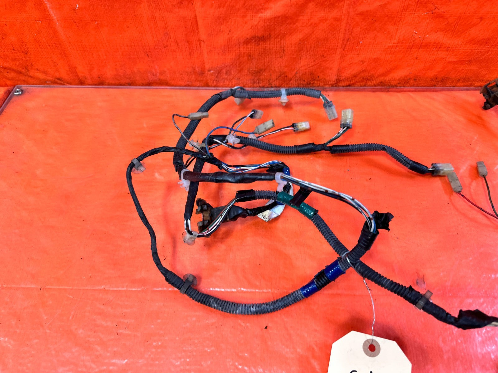 90 91 HONDA CIVIC HATCHBACK   LEFT & RIGHT DOOR SPEAKER WIRE HARNESS   OEM 3277