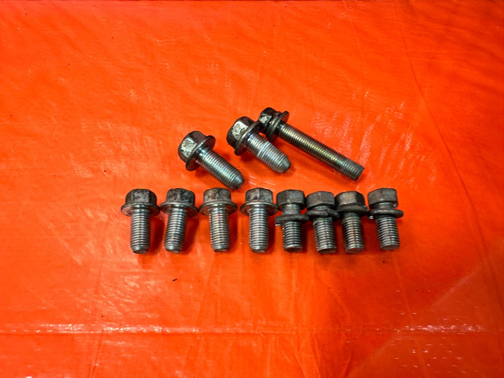 15 21 SUBARU WRX & STI   EJ257 REAR TRANSMISSION BRACKET BOLTS HARDWARE OEM 2665