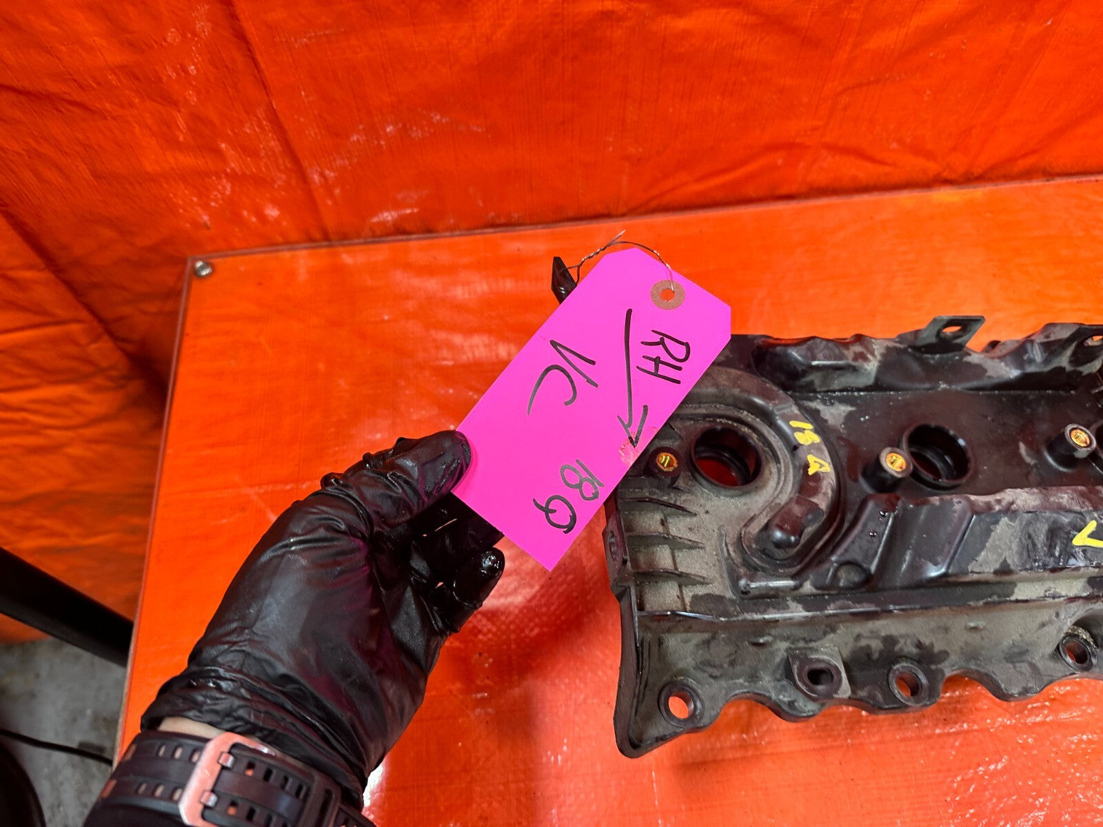 16 19 INFINITI Q50 17 18 Q60 3.0L   VR30DDTT VALVE COVER PASSENGER RIGHT OEM 18Q7