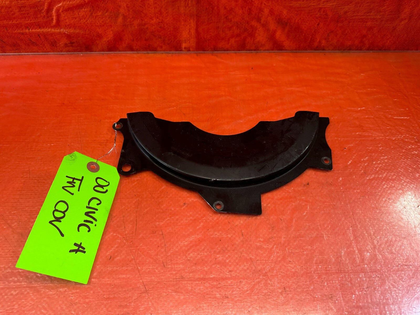96 00 HONDA CIVIC   AUTOMATIC TORQUE CONVERTER 10MM BOLT DUST SHIELD PLATE OEM0