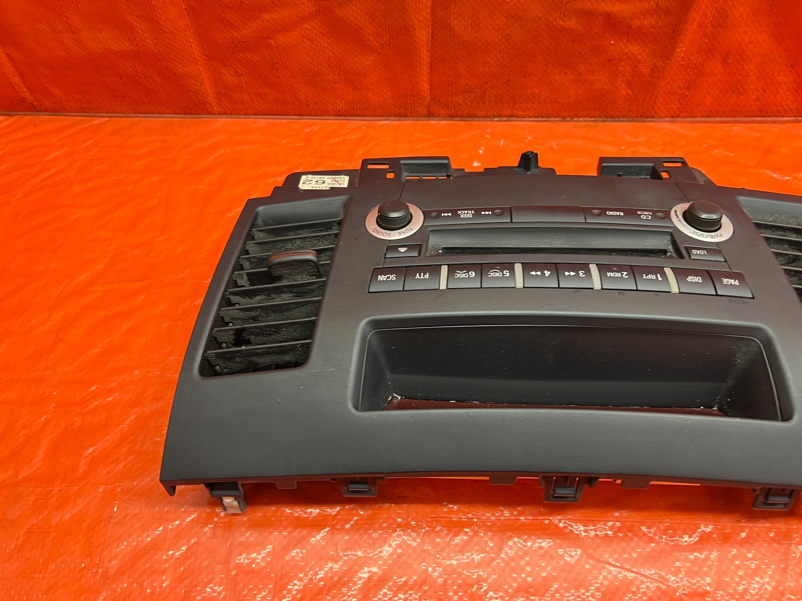 12 13 LANCER EVOLUTION X EVO 10   5 SPEED   RADIO STEREO FACE PLATE   OEM #17713