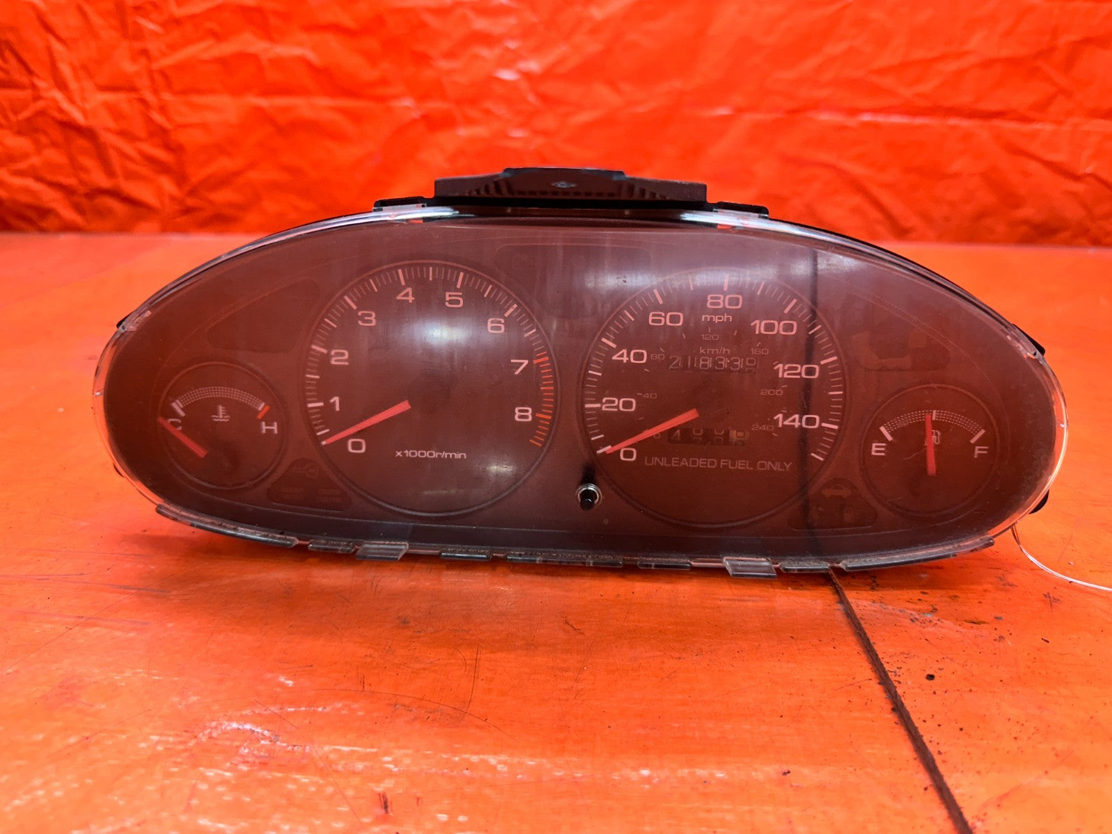 94 01 ACURA INTEGRA 1.8L B18B1 LS MANUAL TRANSMISSION GAUGE CLUSTER OEM #3310