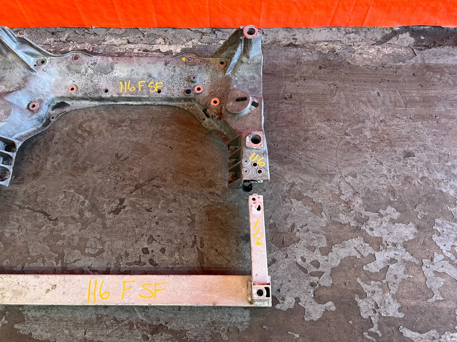 09 12 INFINITI FX50 FX35   FRONT SUBFRAME CROSSMEMBER K FRAME   OEM #1163