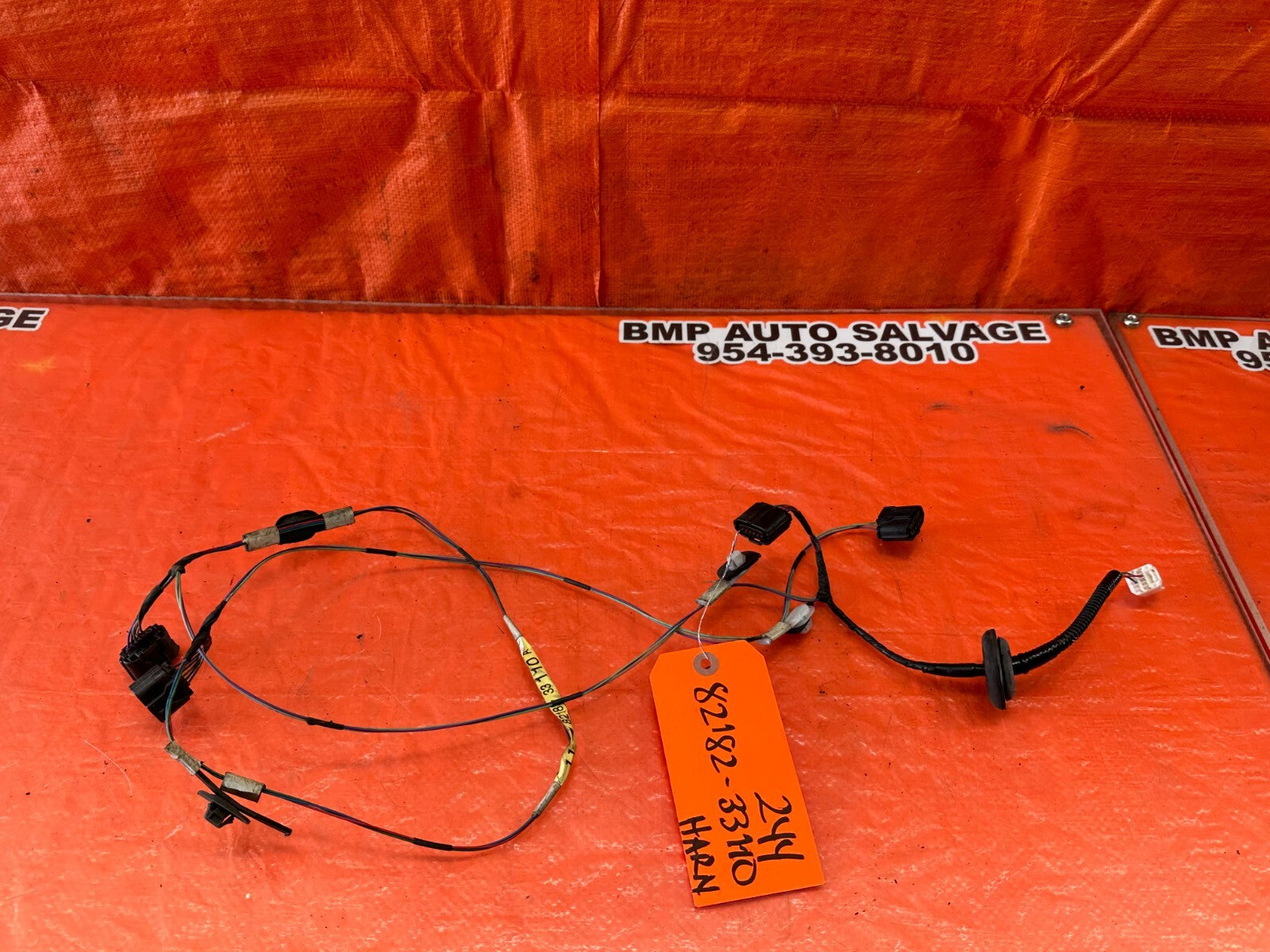 2009 09 LEXUS ES350   LUGGAGE ROOM WIRE HARNESS #2   82182 33110   OEM #2440