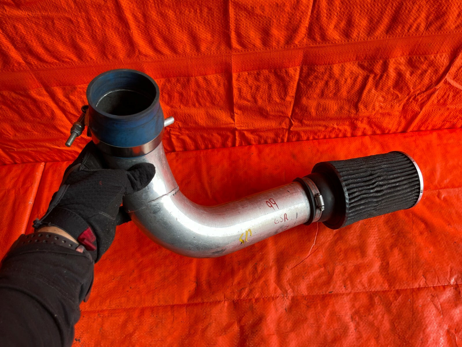 94 01 ACURA INTEGRA GSR B18C1 ALUMINUM CUSTOM SHORT RAM AIR INTAKE W/ K&N FILTER9