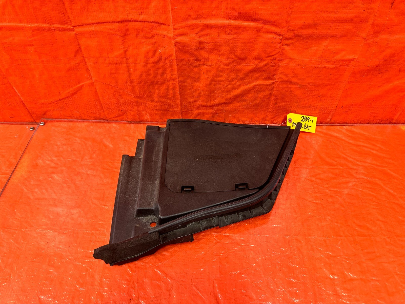 17 20 INFINITI Q60   BATTERY COVER PLASTIC TRIM SHROUD INNER & OUTER   OEM #2890
