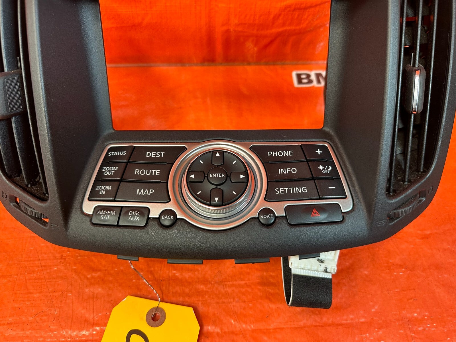 2008 INFINTI G37 COUPE S SPORT   NAVIGATION AND PHONE CONTROL UNIT   OEM #2486