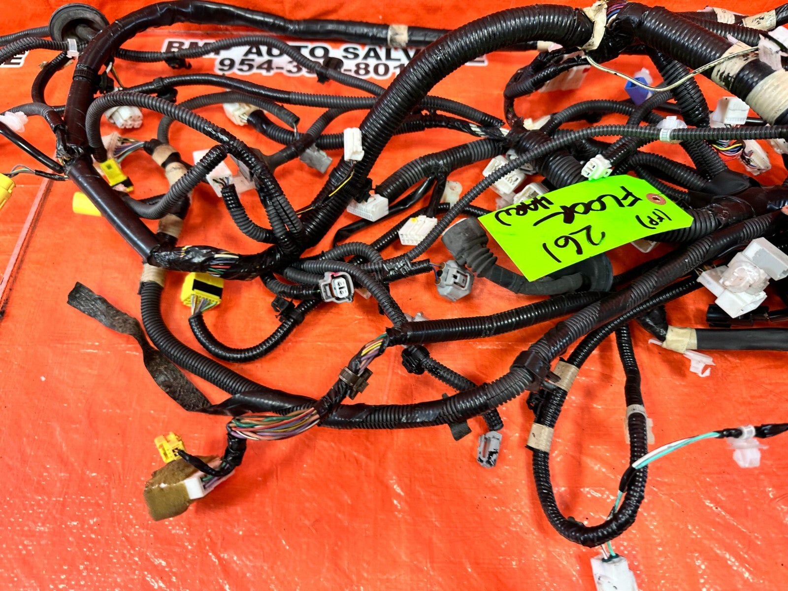 2002 LEXUS SC430   FLOOR WIRE HARNESS #2 WIRING LOOM   82162 24180   OEM #2619