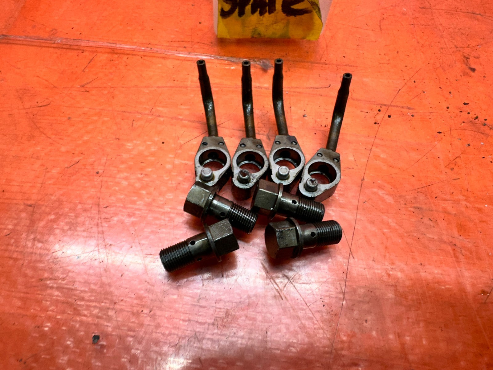 00 03 HONDA S2000 AP1 2.0L F20C ENGINE BLOCK PISTON OIL SQUIRTERS JETS OEM #33711