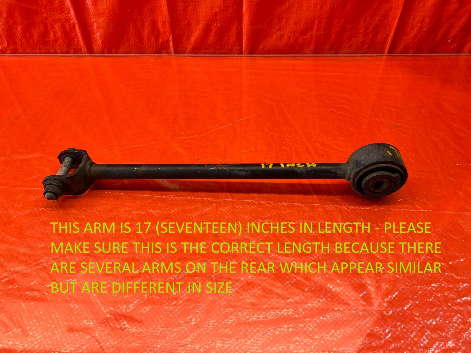04 08 ACURA TL   LEFT OR RIGHT REAR   REAR LEADING LATERAL LINK ARM   OEM #106 10