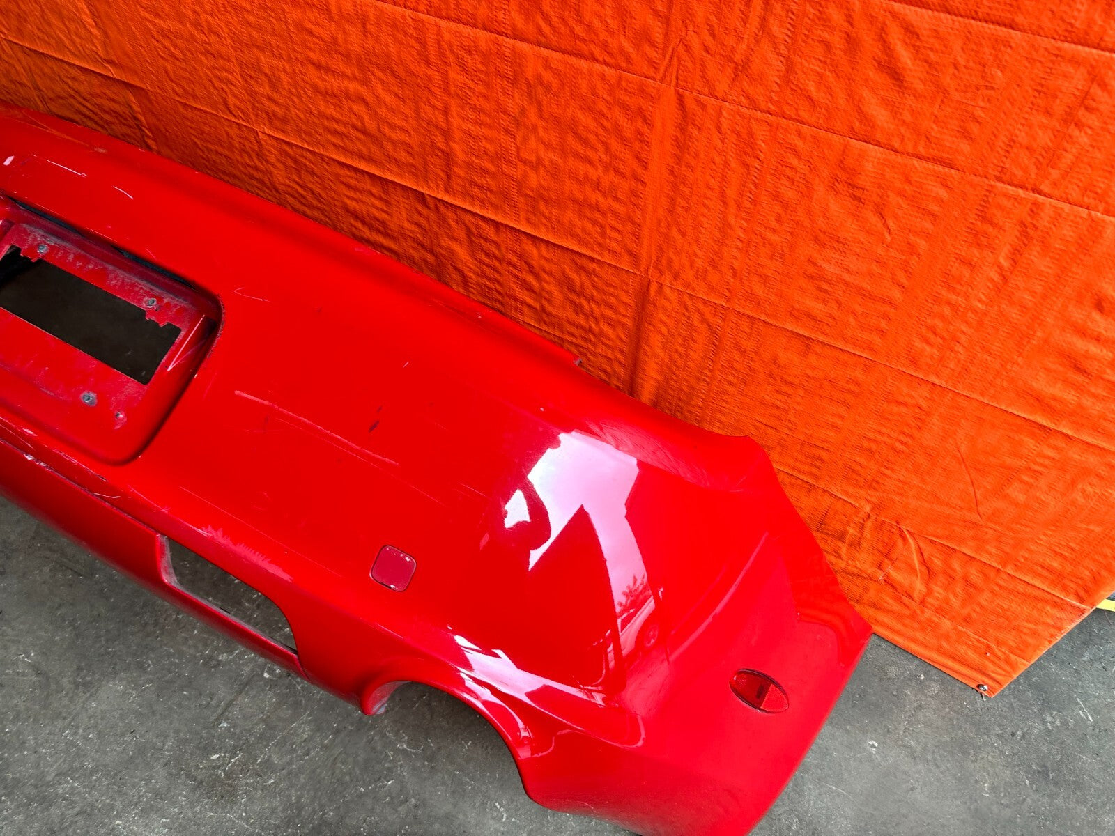 02 10 LEXUS SC430   REAR BUMPER COVER   RED COLOR   OEM FACTORY #2617