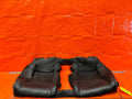 08 09 INFINITI G37 COUPE SPORT REAR LOWER SEAT BLACK LEATHER COVER SKIN OEM 2450