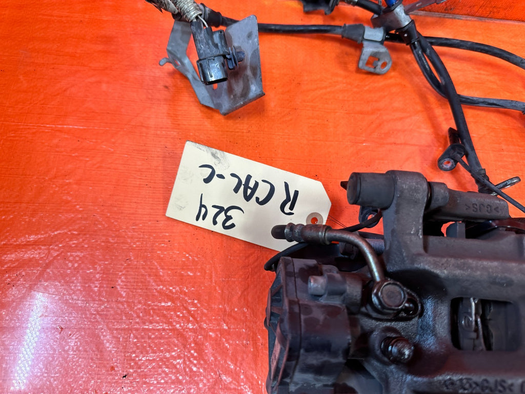2018 HONDA ACCORD REAR BRAKE CALIPERS W/ MOTORS AND ABS WIRES LEFT RIGHT OEM 32414