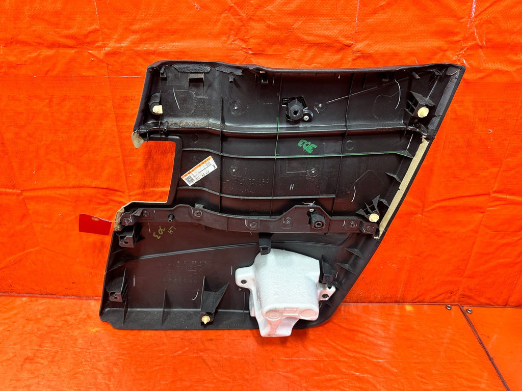 09 11 MAZDA RX8 RX 8   DRIVER LEFT REAR DOOR PANEL BLACK TAN OEM 3035
