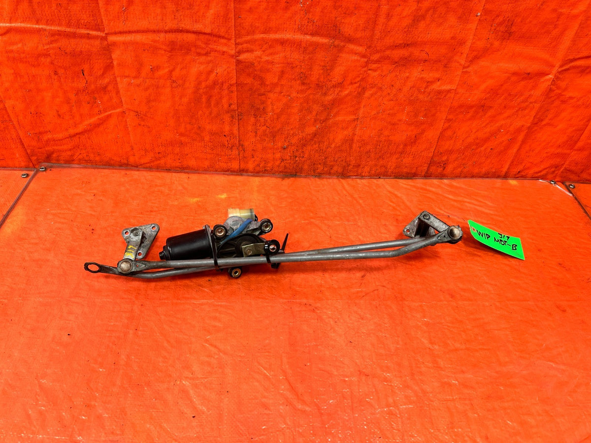 90-91 HONDA CIVIC HATCHBACK - WINDSHIELD WIPER MOTOR W/ LINKAGE - OEM 3170