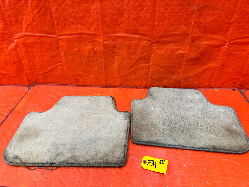 04 08 ACURA TSX   REAR FLOOR MATS   LEFT AND RIGHT REAR   TAN   OEM #2910