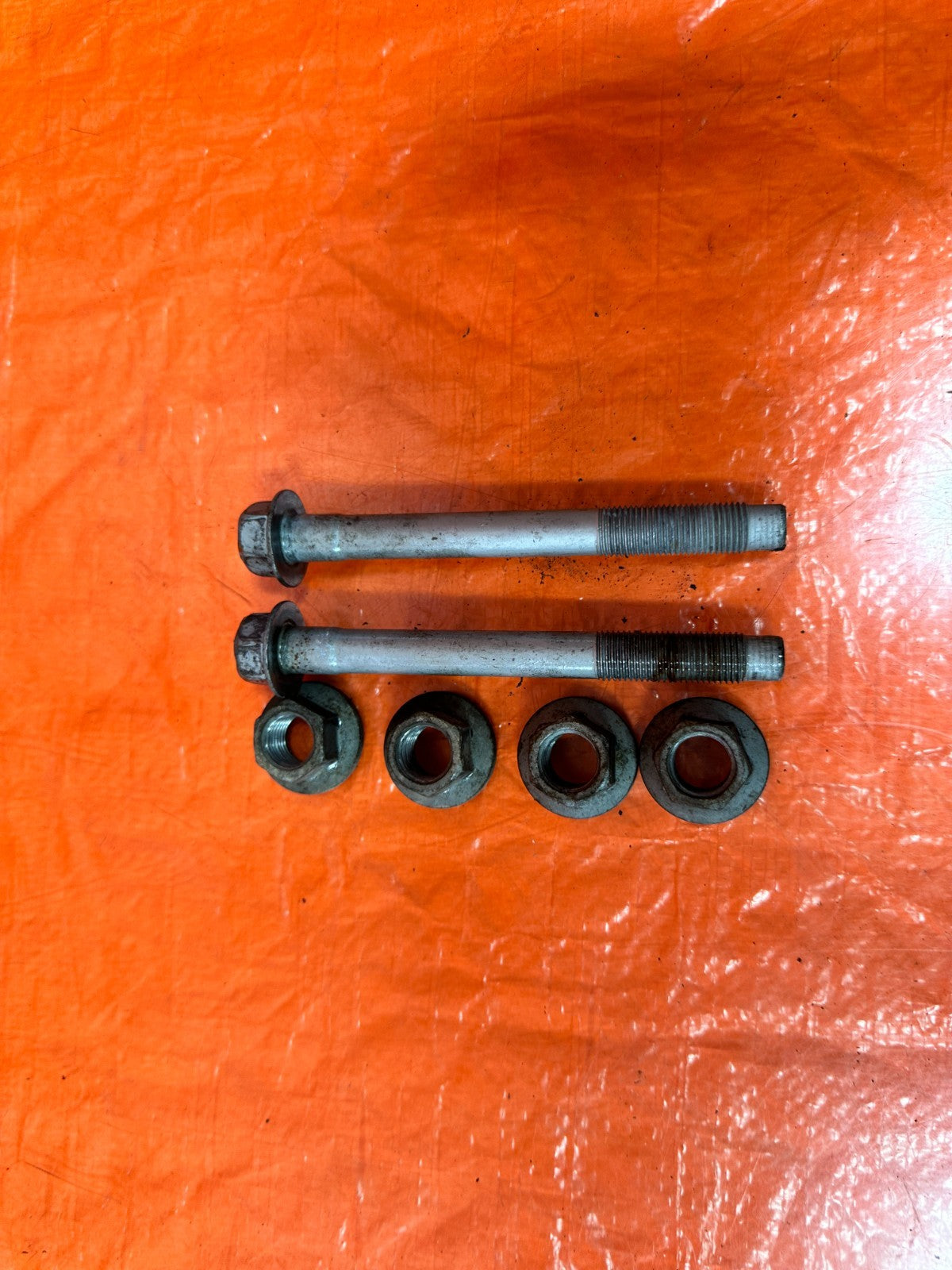 08 15 INFINITI G37 Q60   FRONT SUBFRAME CROSSMEMBER CARRIER BOLTS   OEM 3202