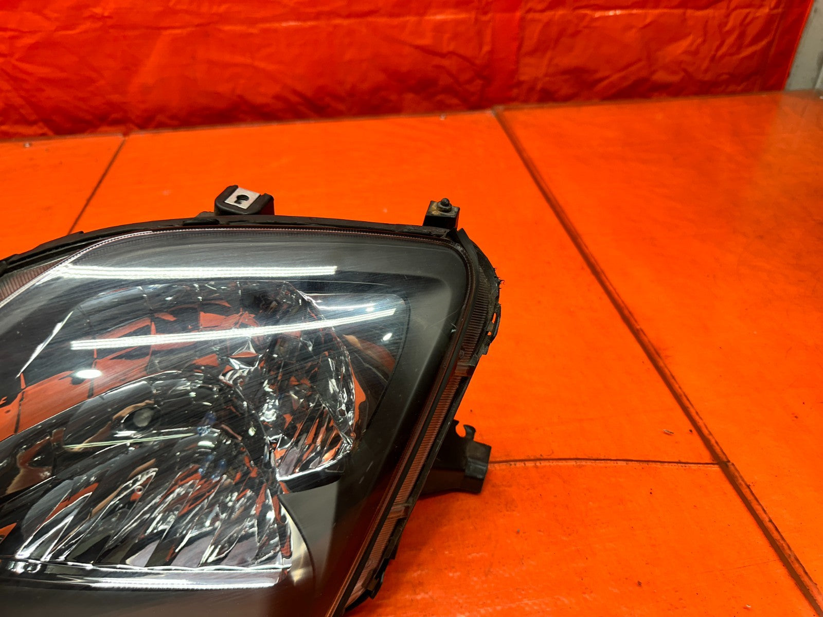 97 01 HONDA PRELUDE 2.2L BLACK HOUSING AFTERMARKET LEFT RIGHT HEADLIGHTS #3364