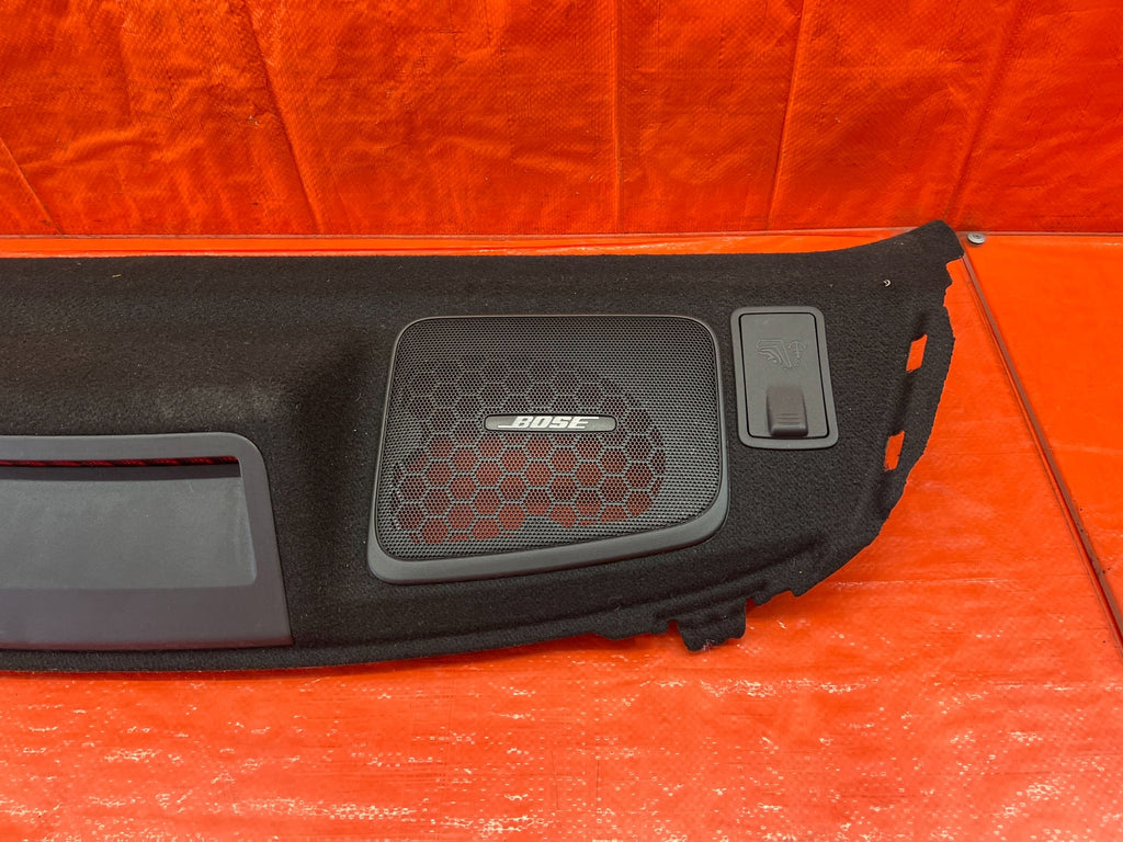 08 15 INFINITI G37 Q60 COUPE REAR SPEAKER COVER TRAY TRUNK LINING LINER TRIM 1695