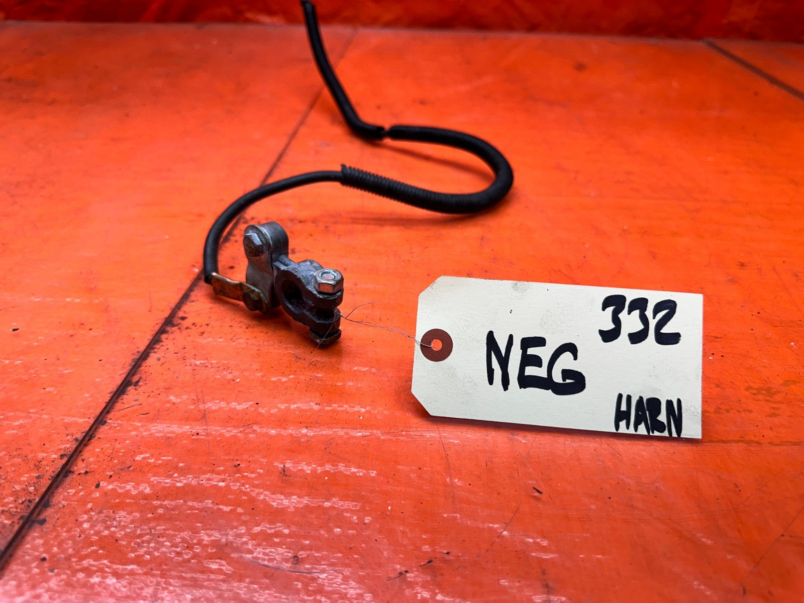 92 96 HONDA PRELUDE NEGATIVE GROUND BATTERY CABLE OEM #3324