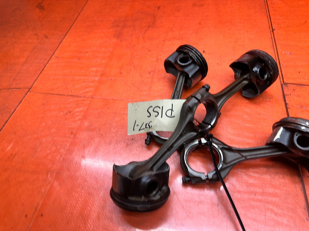 04 09 HONDA S2000 AP2 F22C ENGINE PISTON CONNECTING ROD RODS SET OEM #337 120