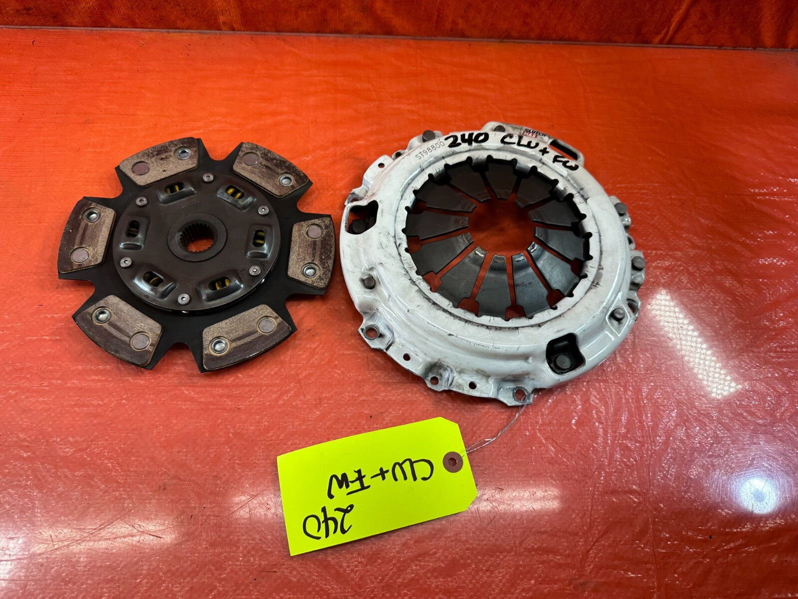 02 06 ACURA RSX   CLUTCH MAX BRAND   6 PUCK SPRUNG CLUTCH & PRESSURE PLATE #2409